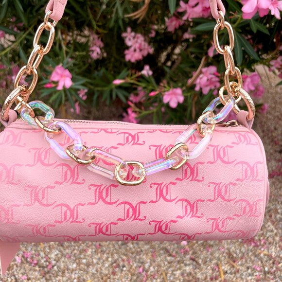 NEW Juicy Couture Bling Bling Roll Bag‎ in Pink Multi - Picture 6 of 8